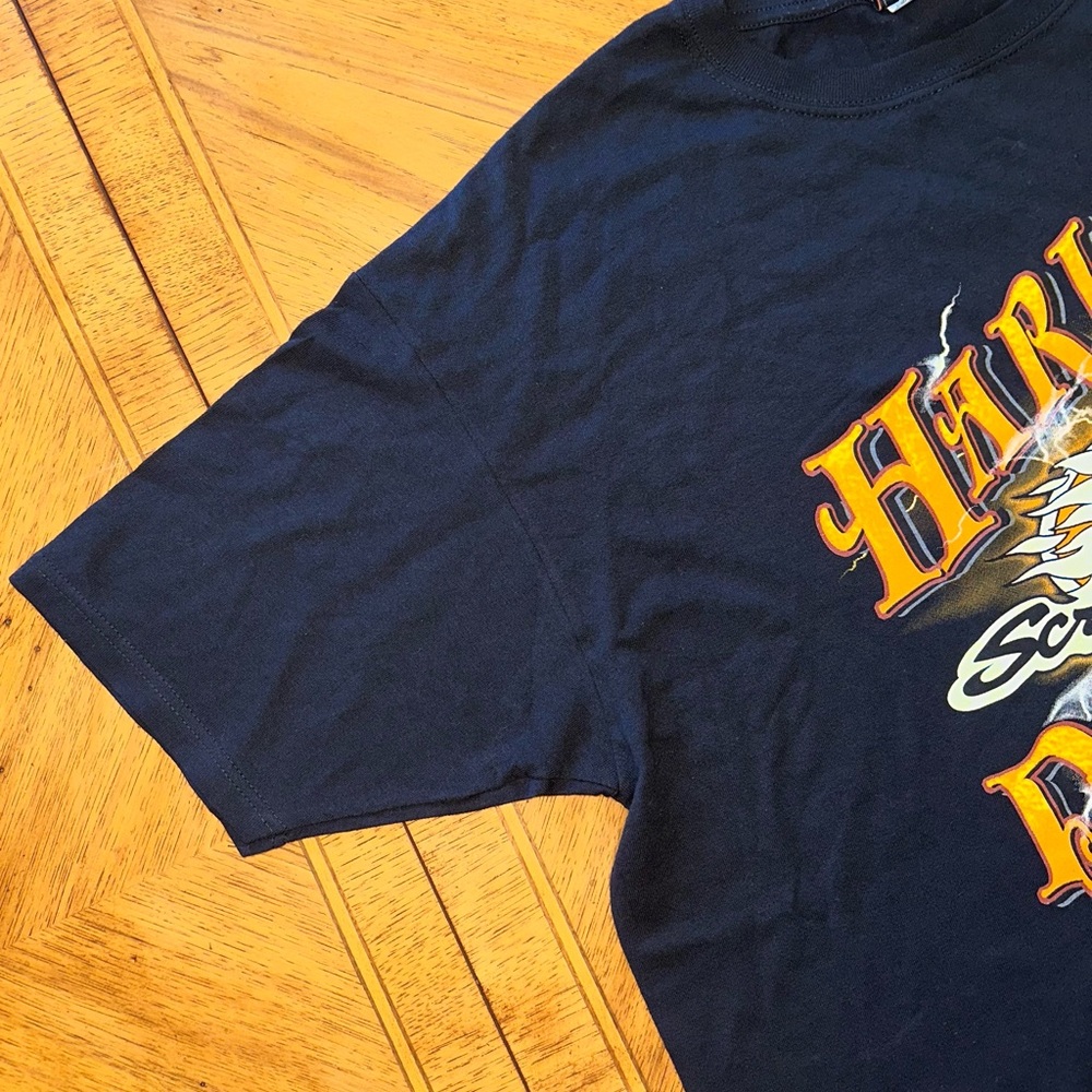 Harley Davidson Tshirt Men’s 2X Black Screamin’ Eagle Cotton - Picture 5 of 11